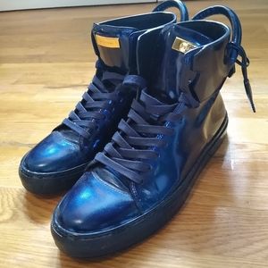 Rare Buscemi padlock high top sneakers